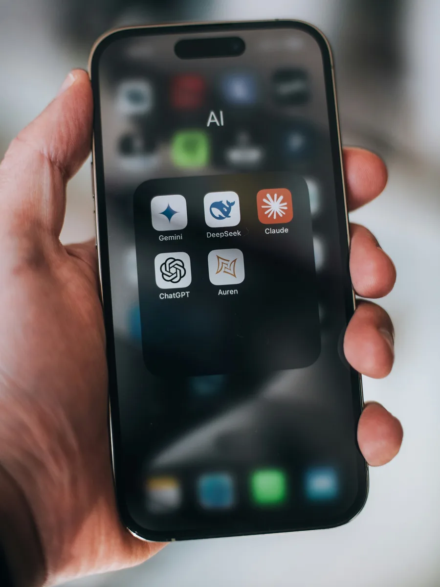 Patient searching for a local chiropractor on a smartphone and reading reviews