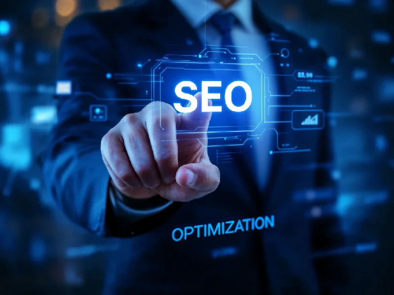 SEO analytics dashboard showing healthcare keyword performance