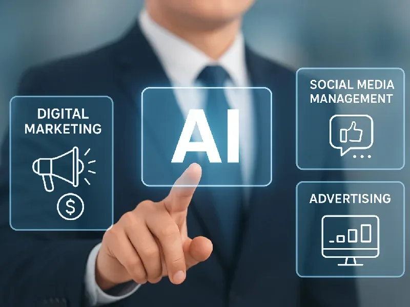 Digital marketing personalization dashboard showing customer segmentation and targeting data