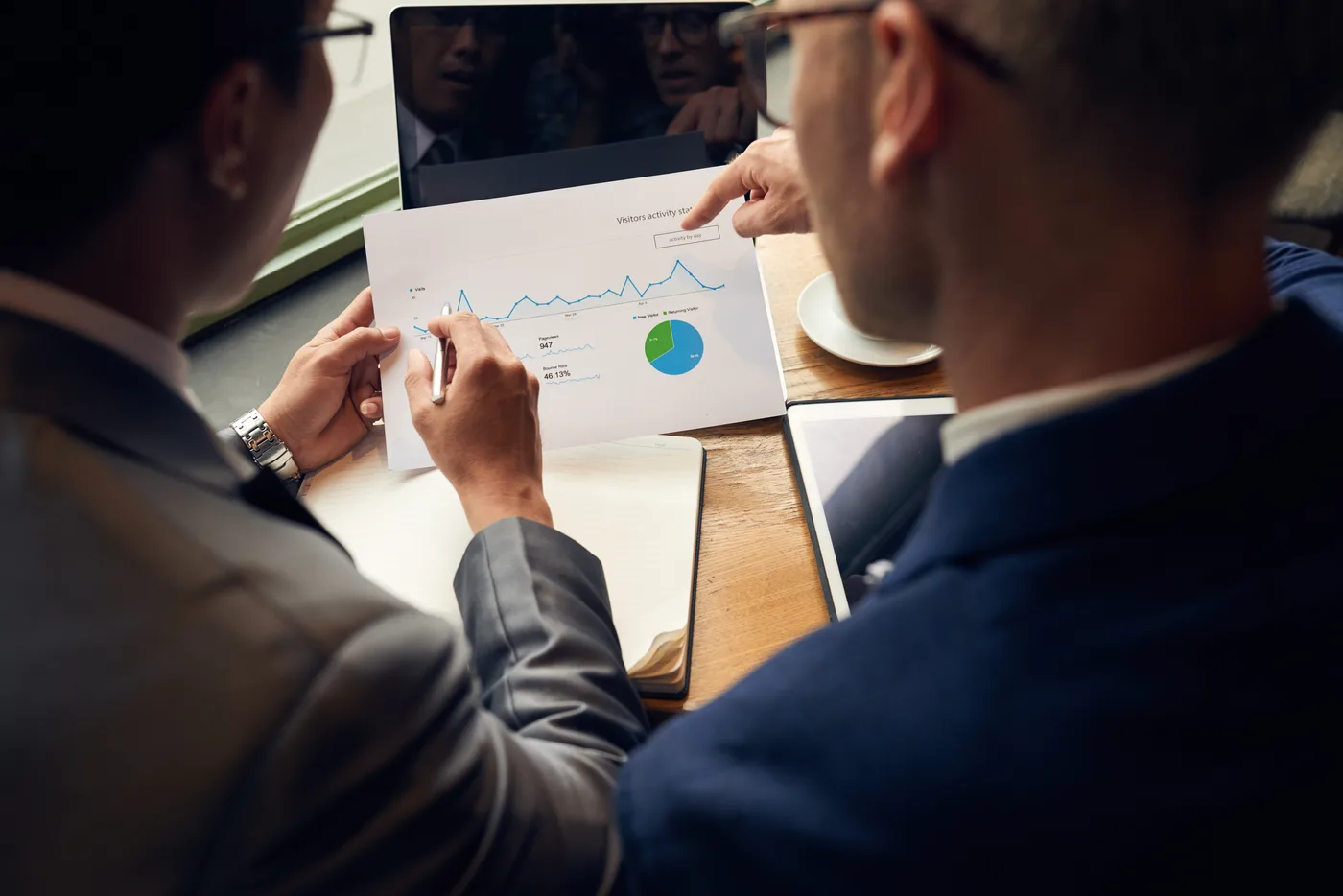 Social media analytics dashboard tracking brand advocacy and positive mentions