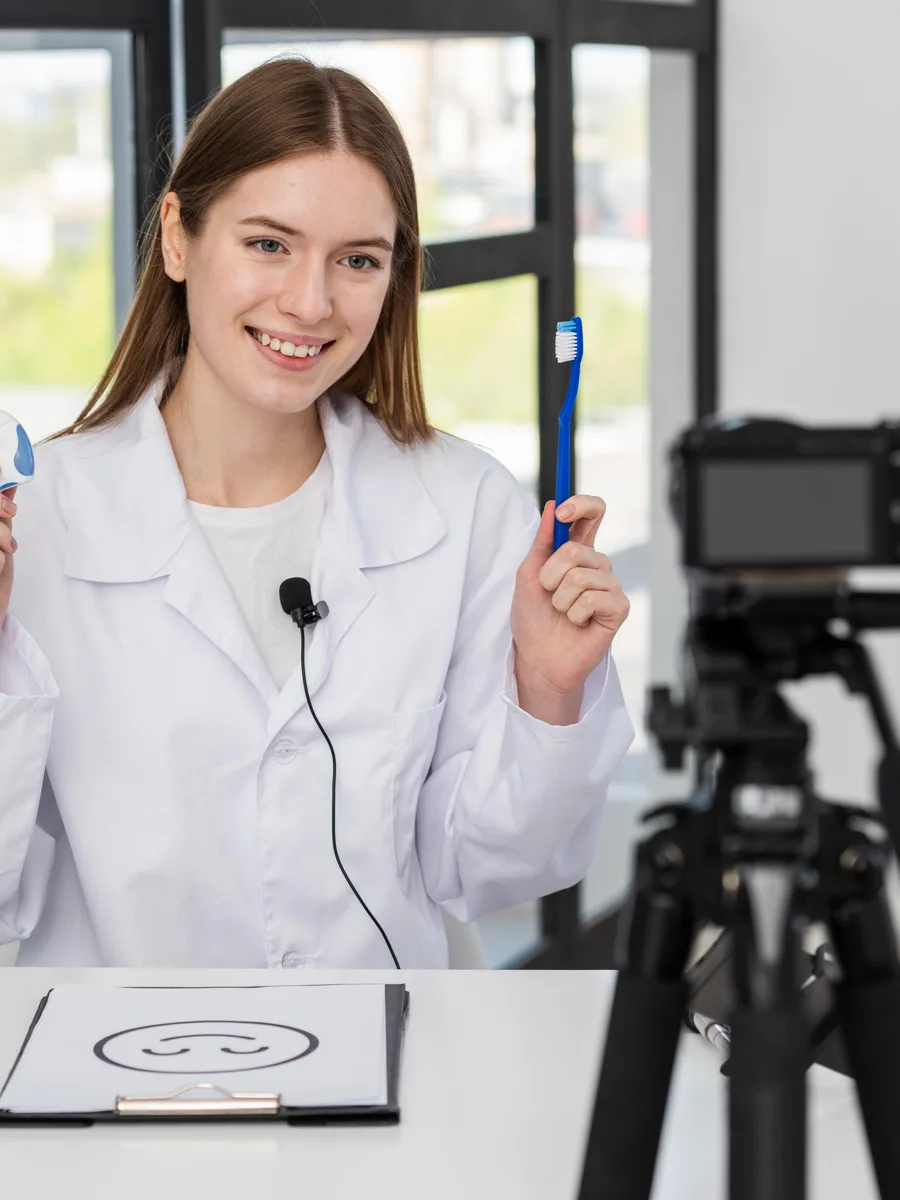Patient reading online reviews on a smartphone before choosing a healthcare provider