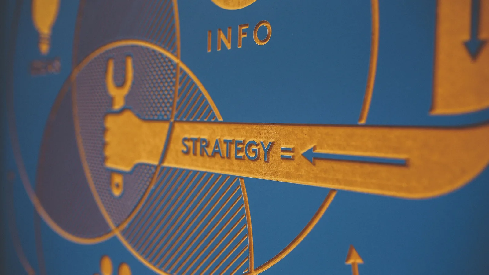 Bold graphic design system applied across brand collateral