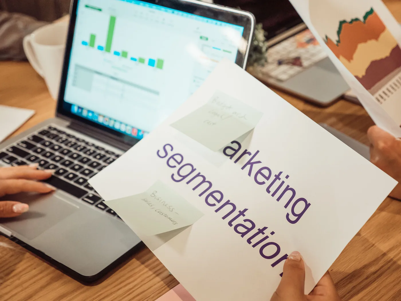 Marketing analytics dashboard showing social media performance and spend trends