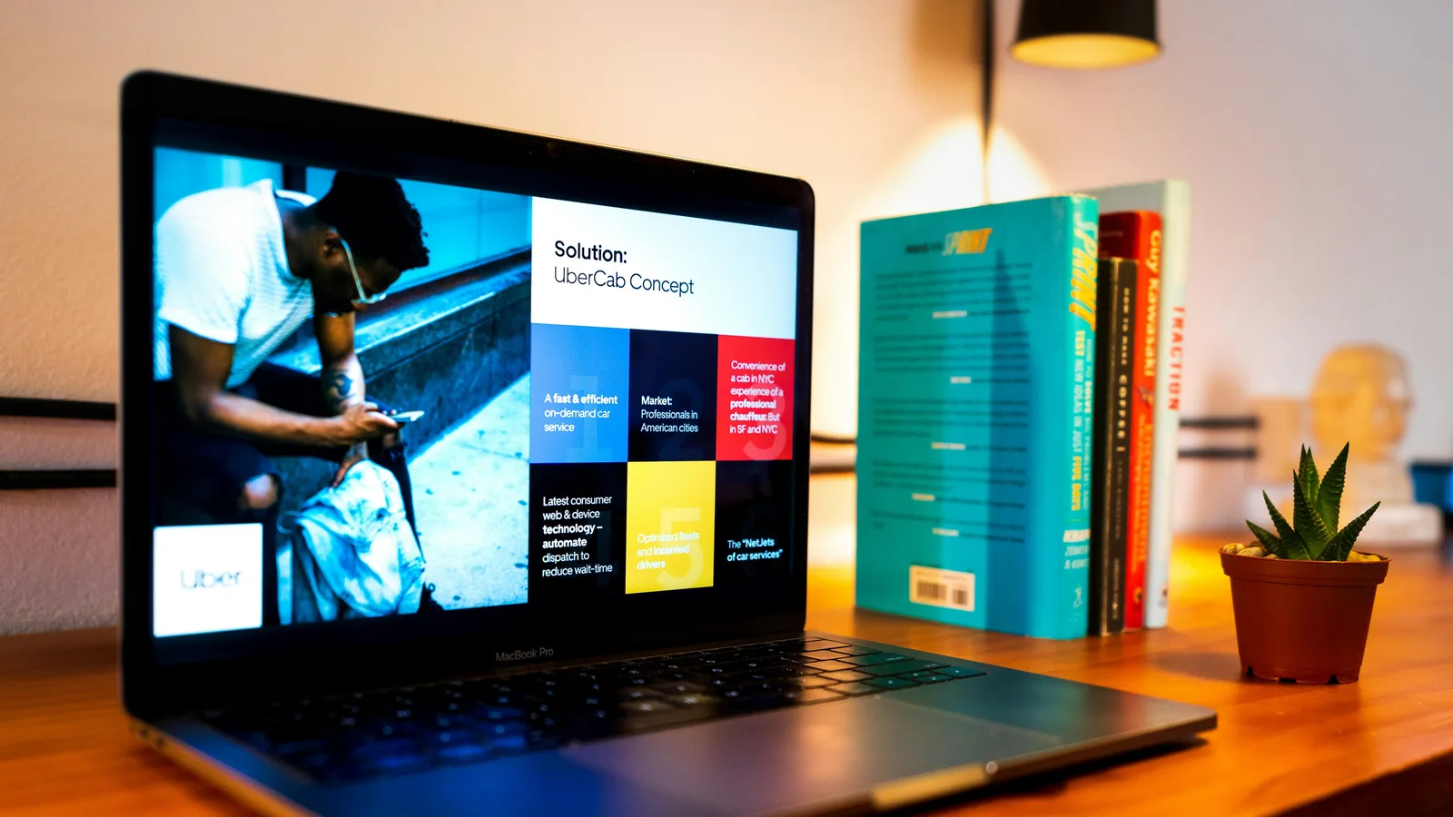 Healthcare marketer planning website and blog content strategy at a laptop